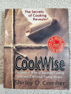 CookWise Shirley O. Corriher Hardcover 1997 First Edition Cooking Guide Recipes